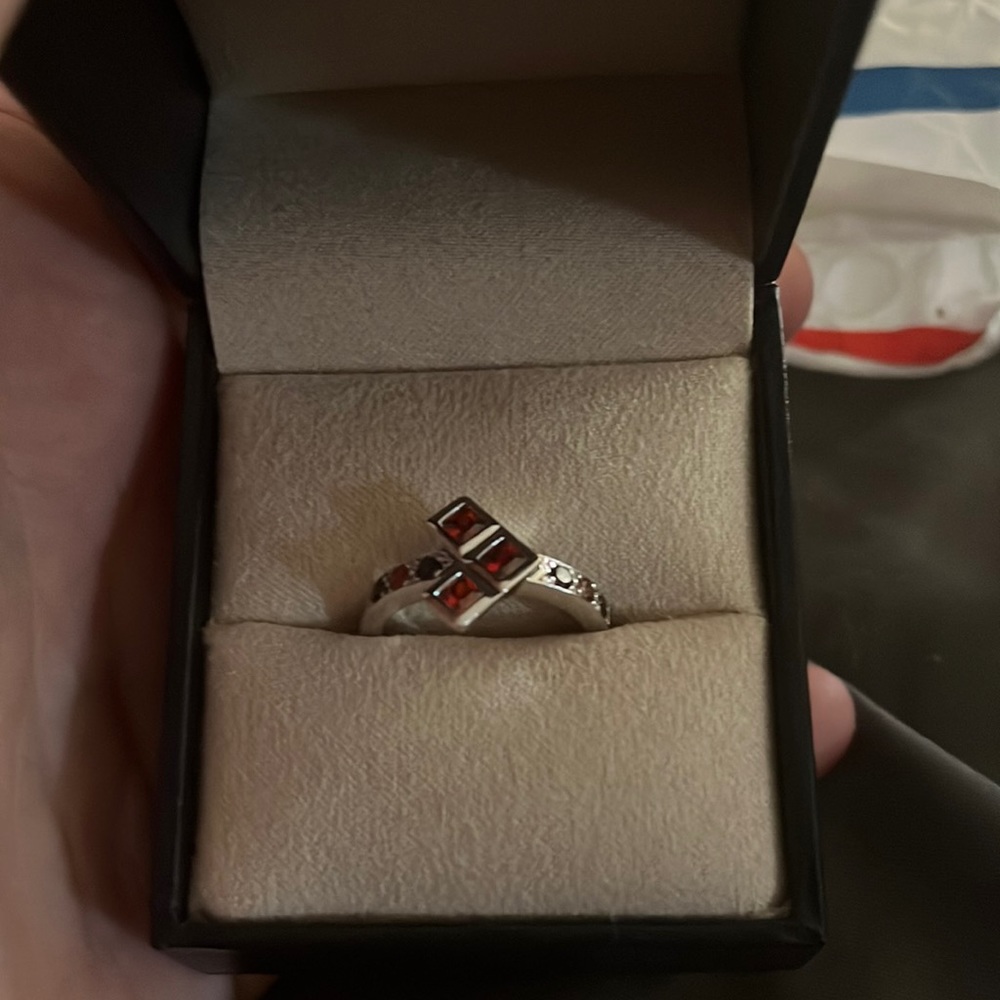 Harley Quinn engagement ring 14k gold